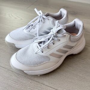 Adidas Tech Response 2.0 Women's Golf Shoes White Silver Size 35.5